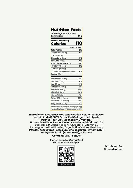 Crazy Peanut Butter - Cama Meal