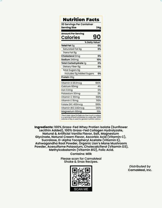 Vanilla Ice Cream - Cama Meal